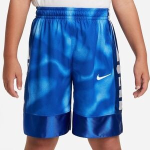 Nike Boys' Dri-FIT Elite 23 All Over Print Shorts Blue Waves Size XL NWT